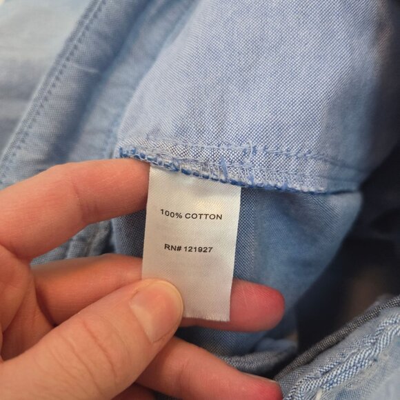 Johnnie-O 100% Cotton Chino Shorts Light Blue Golfing Business Casual Men's 38 - Picture 5 of 9